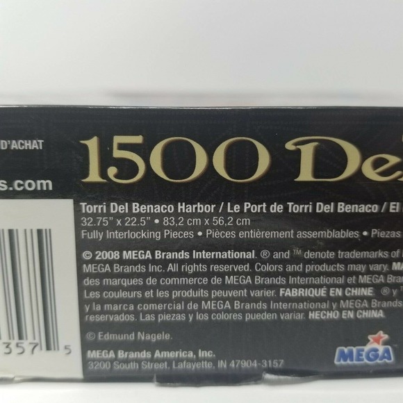 Mega Puzzle Torri Del Benaco Harbor 1500 pc - Picture 4 of 6